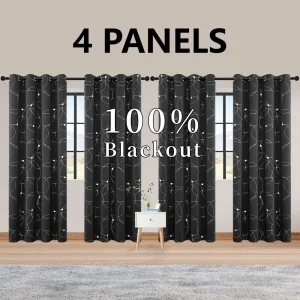 4PCS Blackout Curtains - Thumbnail Image 10