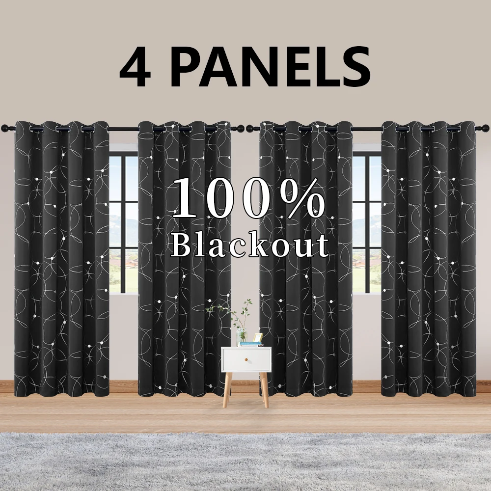 4PCS Blackout Curtains - Image 10