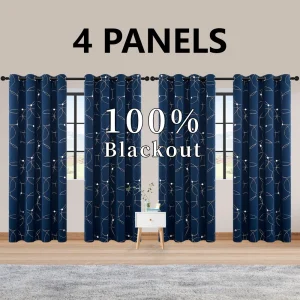 4PCS Blackout Curtains - Thumbnail Image 12