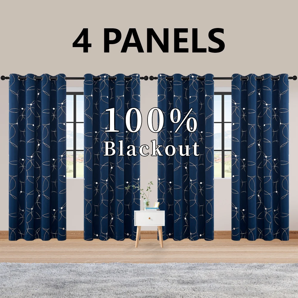 4PCS Blackout Curtains - Image 12
