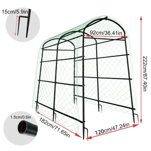 U-Shaped Garden Trellis Plant Climbing Frame - Thumbnail Image 4