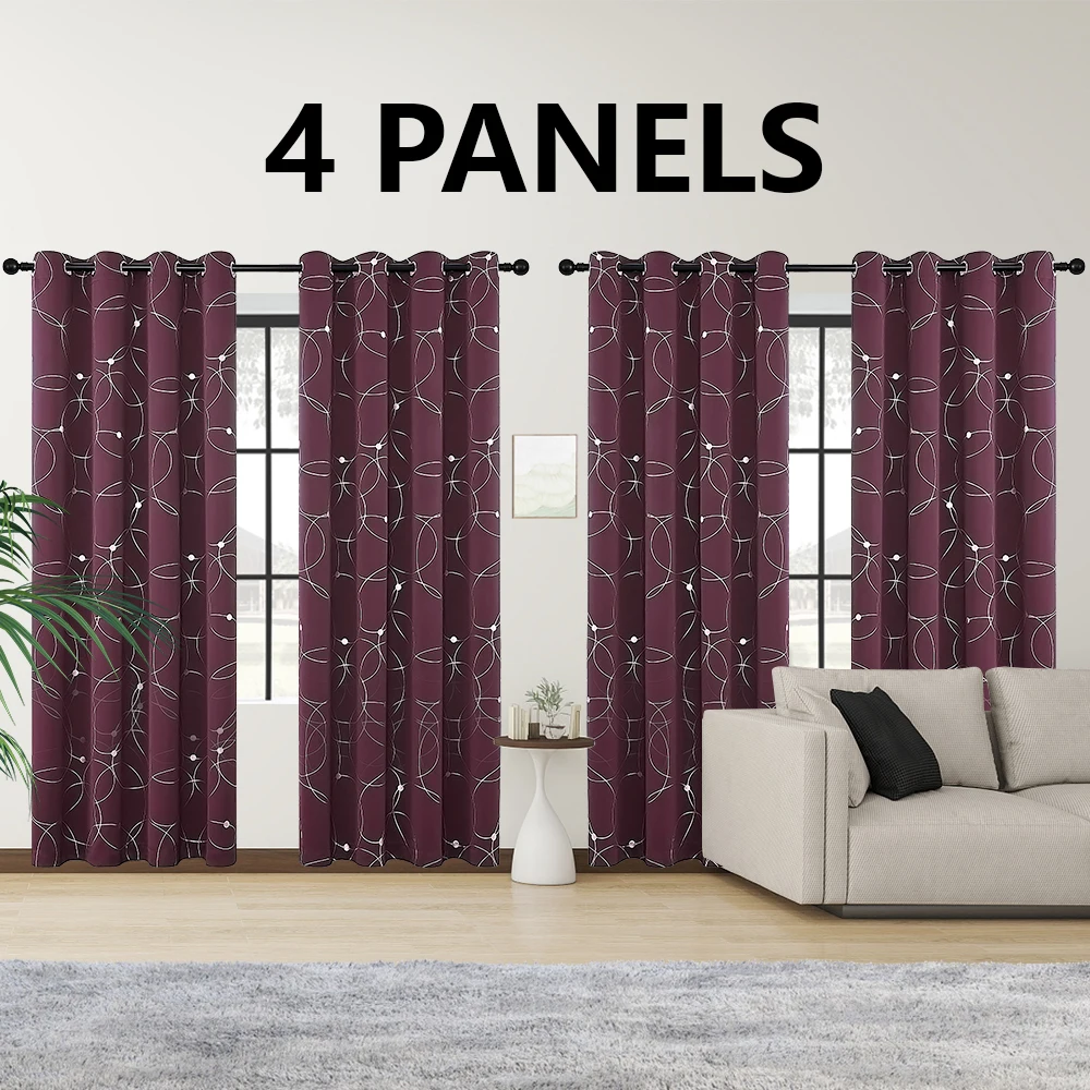 4PCS Blackout Curtains - Image 6