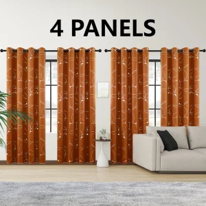 4PCS Blackout Curtains - Thumbnail Image 5