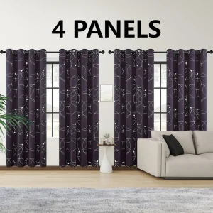 4PCS Blackout Curtains - Thumbnail Image 8