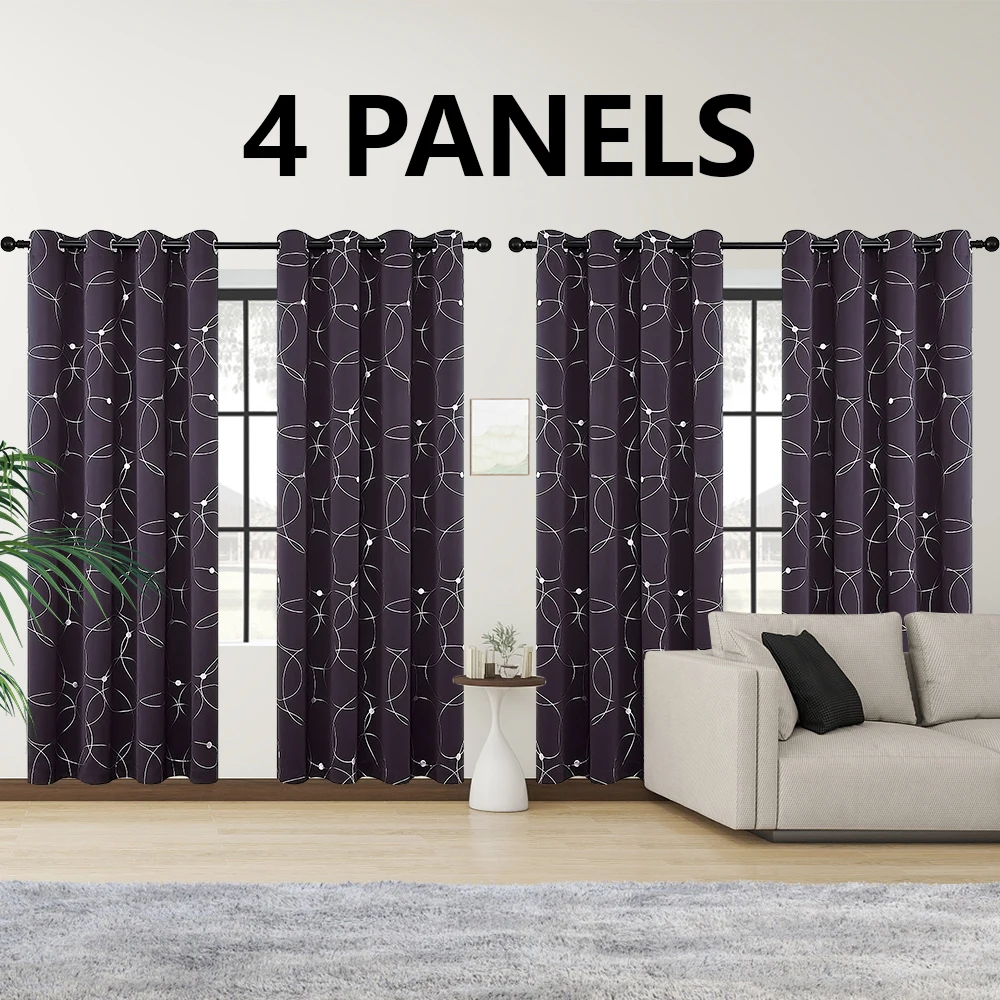 4PCS Blackout Curtains - Image 8