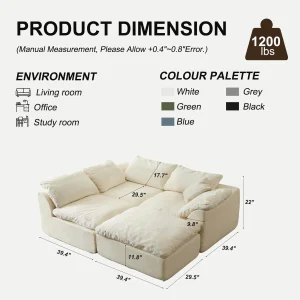 Modern Modular Sectional Sofa - Thumbnail Image 2