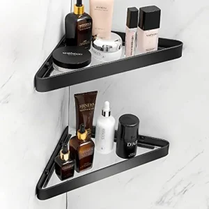 Bathroom Shelves Wall Mounted Glass Shelf - Thumbnail Image 6