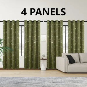 4PCS Blackout Curtains - Thumbnail Image 4