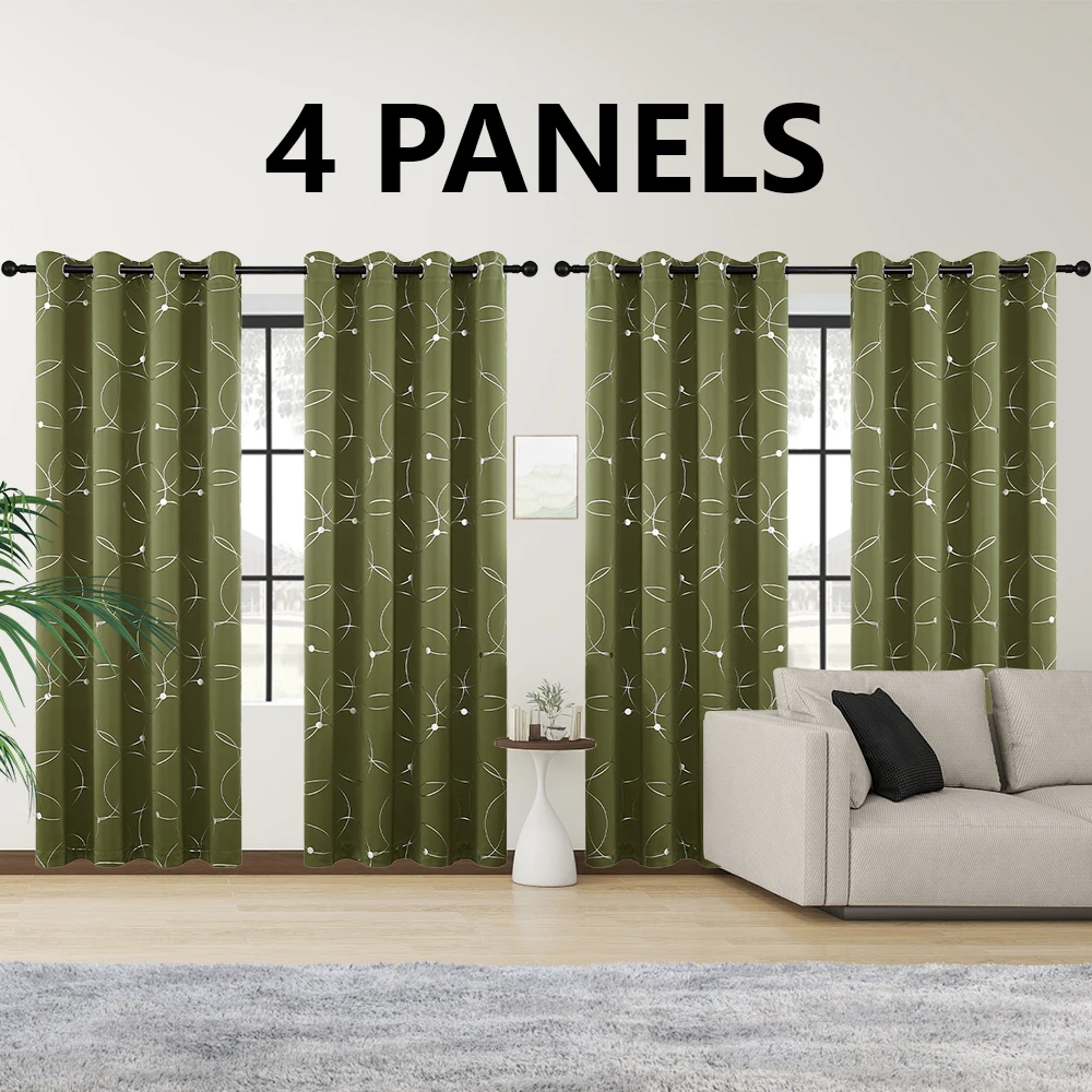 4PCS Blackout Curtains - Image 4