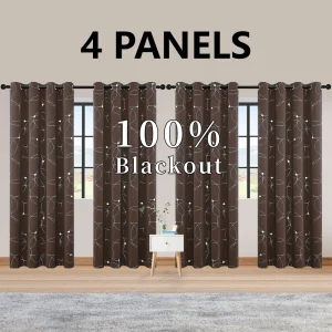 4PCS Blackout Curtains - Thumbnail Image 3