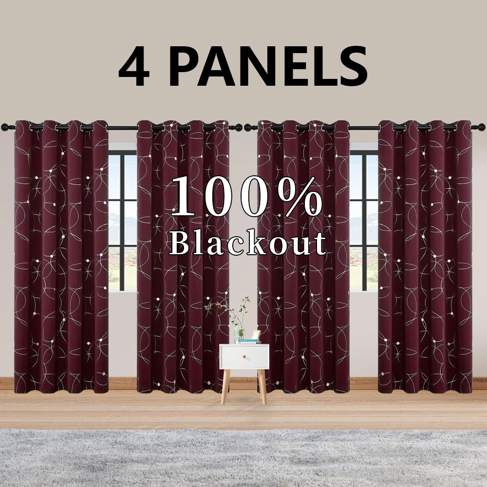 4PCS Blackout Curtains - Image 7