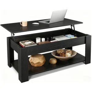 Lift Top Coffee Table with Hidden Storage - Thumbnail Image 4