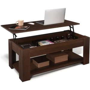 Lift Top Coffee Table with Hidden Storage