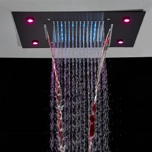 Large Size Rain and Waterfall for Bathroom Shower