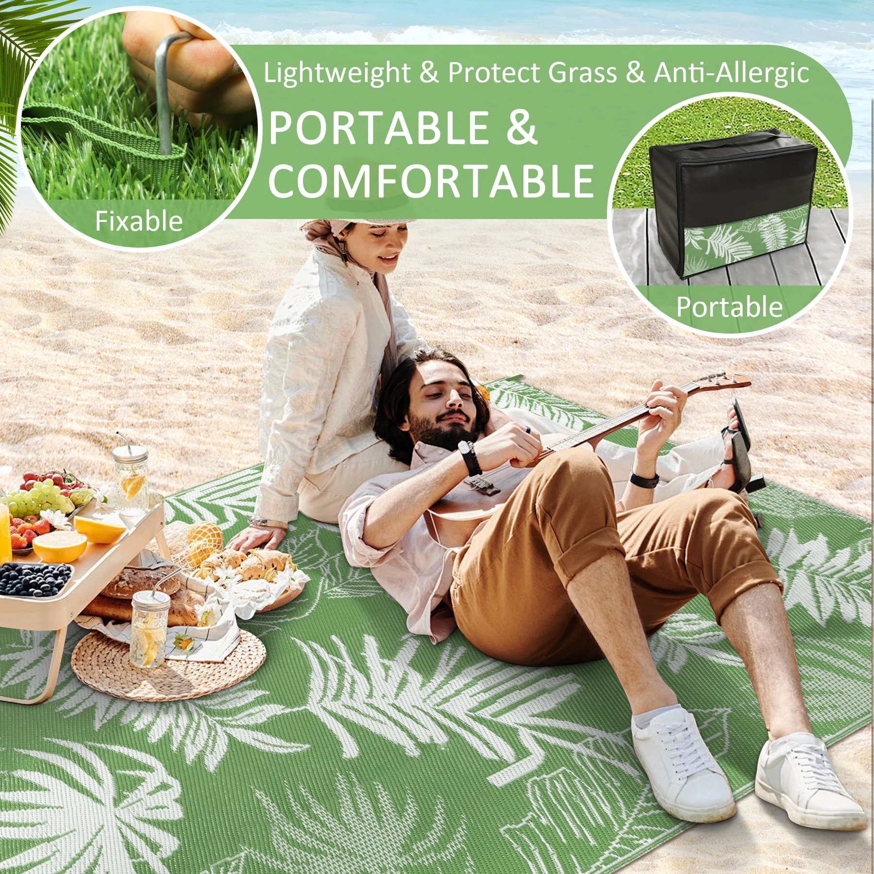 8‘x10' Outdoor  Patio Rug - Image 8