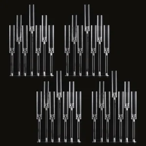 Acrylic Candlestick Clear Candelabra - Thumbnail Image 2