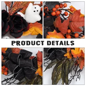 Halloween Ghost Wreath - Thumbnail Image 2
