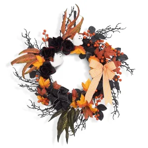 Halloween Ghost Wreath