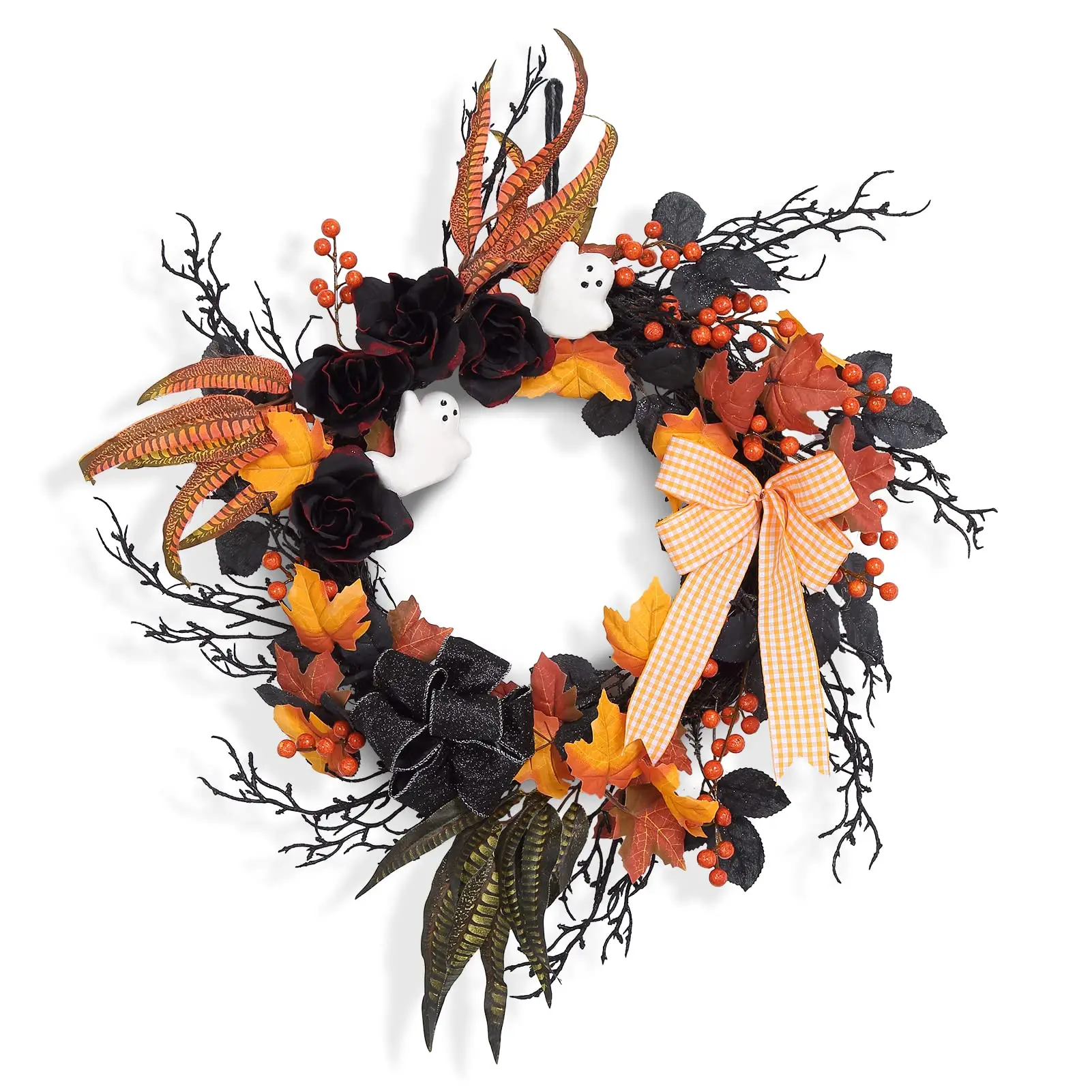 Halloween Ghost Wreath - Image 1