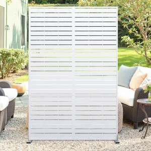 Decorative Garden Privacy Screen with Stand 120x183cm - Thumbnail Image 8