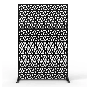 Decorative Garden Privacy Screen with Stand 120x183cm - Thumbnail Image 5