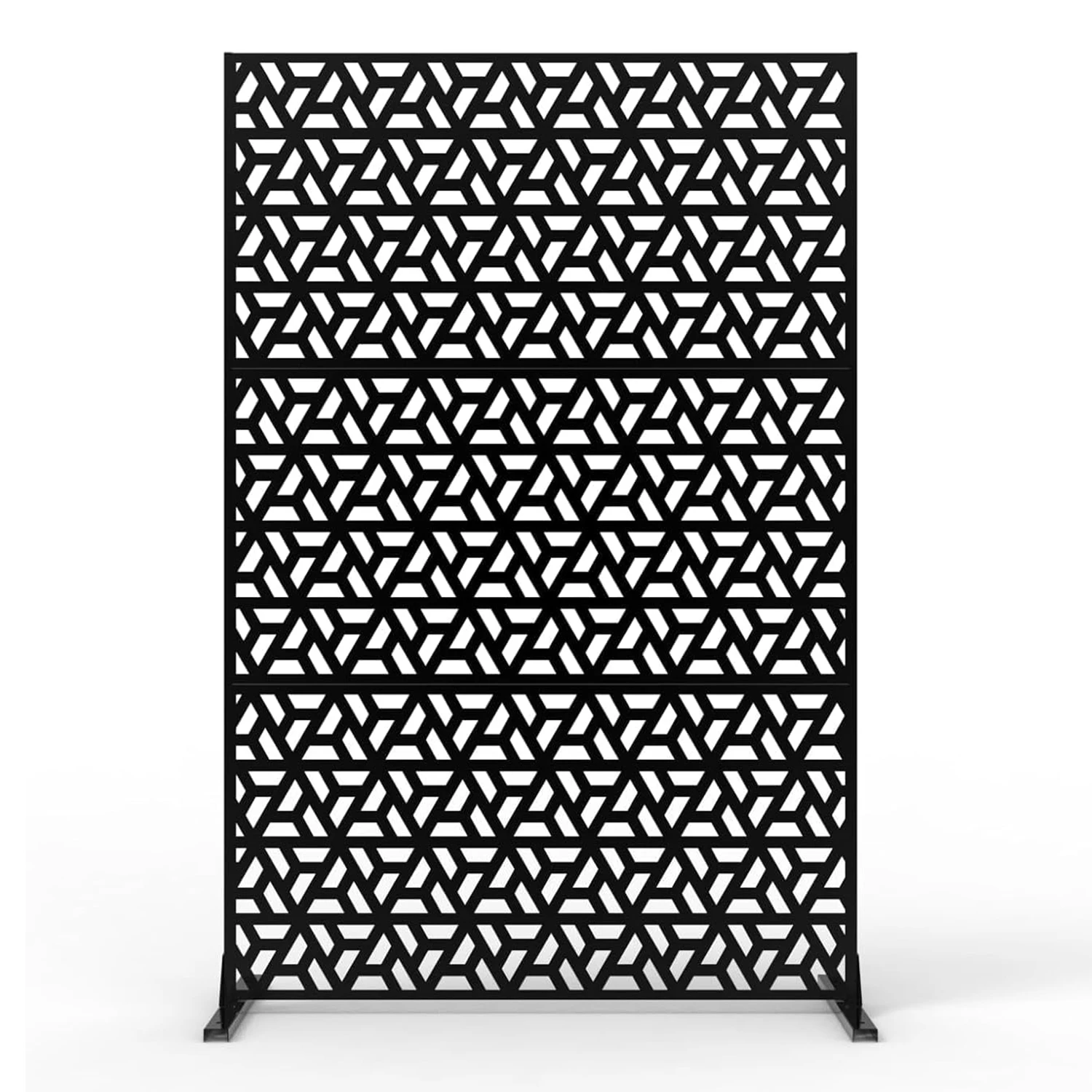 Decorative Garden Privacy Screen with Stand 120x183cm - Image 5