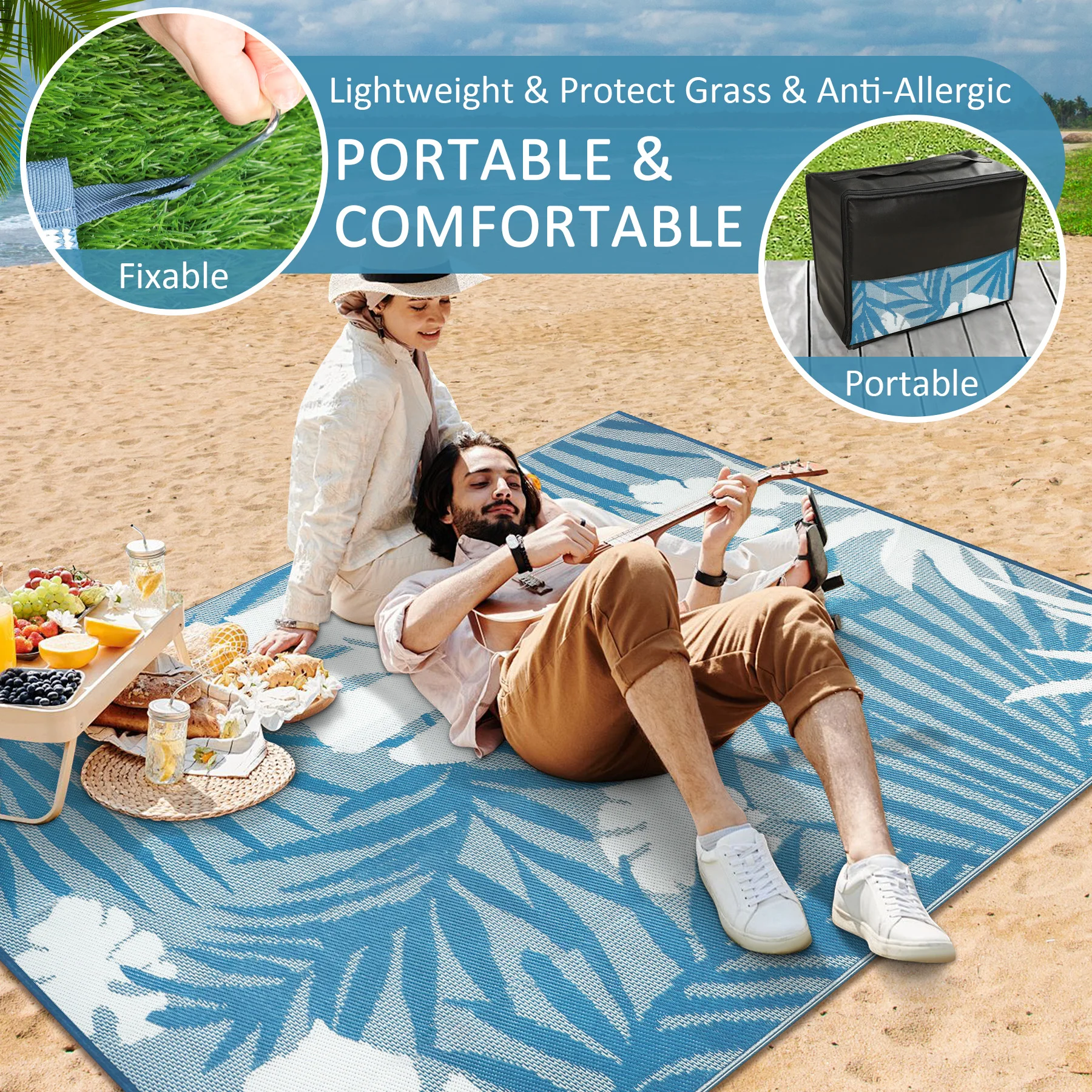 8‘x10' Outdoor  Patio Rug - Image 10