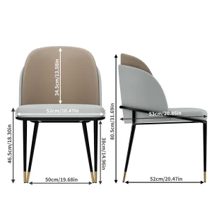 Luxurious Upholstered Dining Room Chairs - Thumbnail Image 2