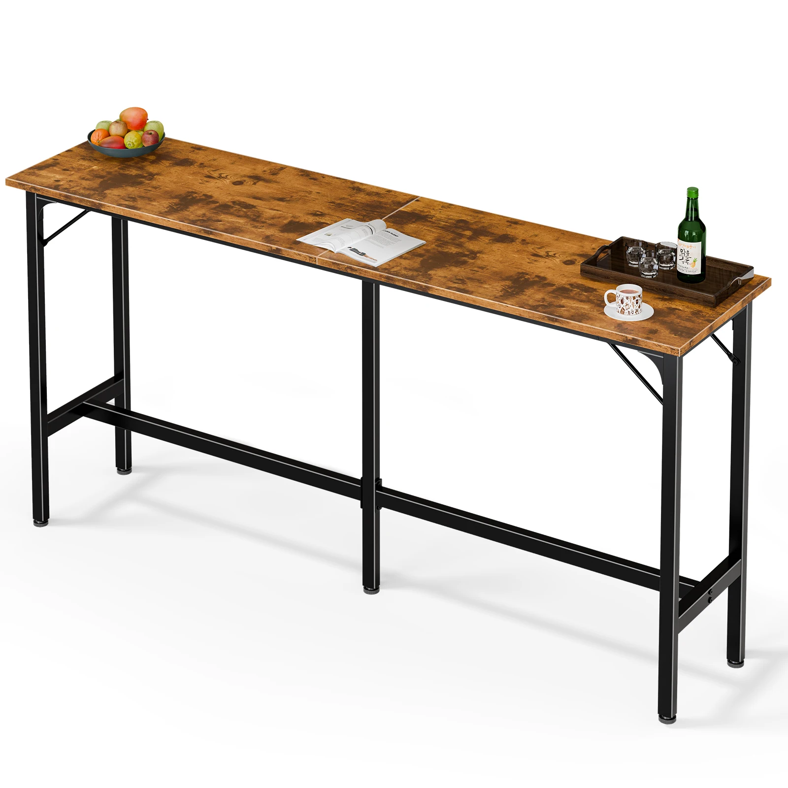 Rectangular High Top Coffee Table Counter - Image 4