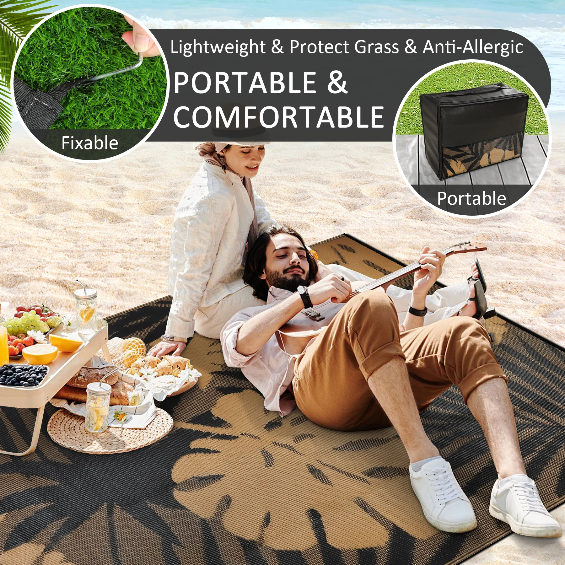 8‘x10' Outdoor  Patio Rug - Image 11