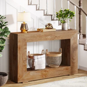 47" Farmhouse Console Table with Storage - Thumbnail Image 7