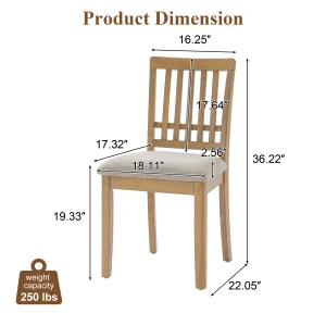 Modern Scandinavian Dining Chairs, - Thumbnail Image 2
