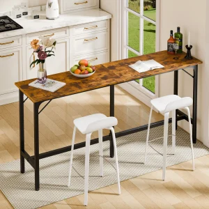 Rectangular High Top Coffee Table Counter
