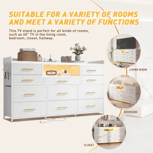 TV Stand with 11 Drawers - Thumbnail Image 4