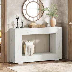 47" Farmhouse Console Table with Storage - Thumbnail Image 5