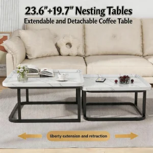 Square Nesting Coffee Tables