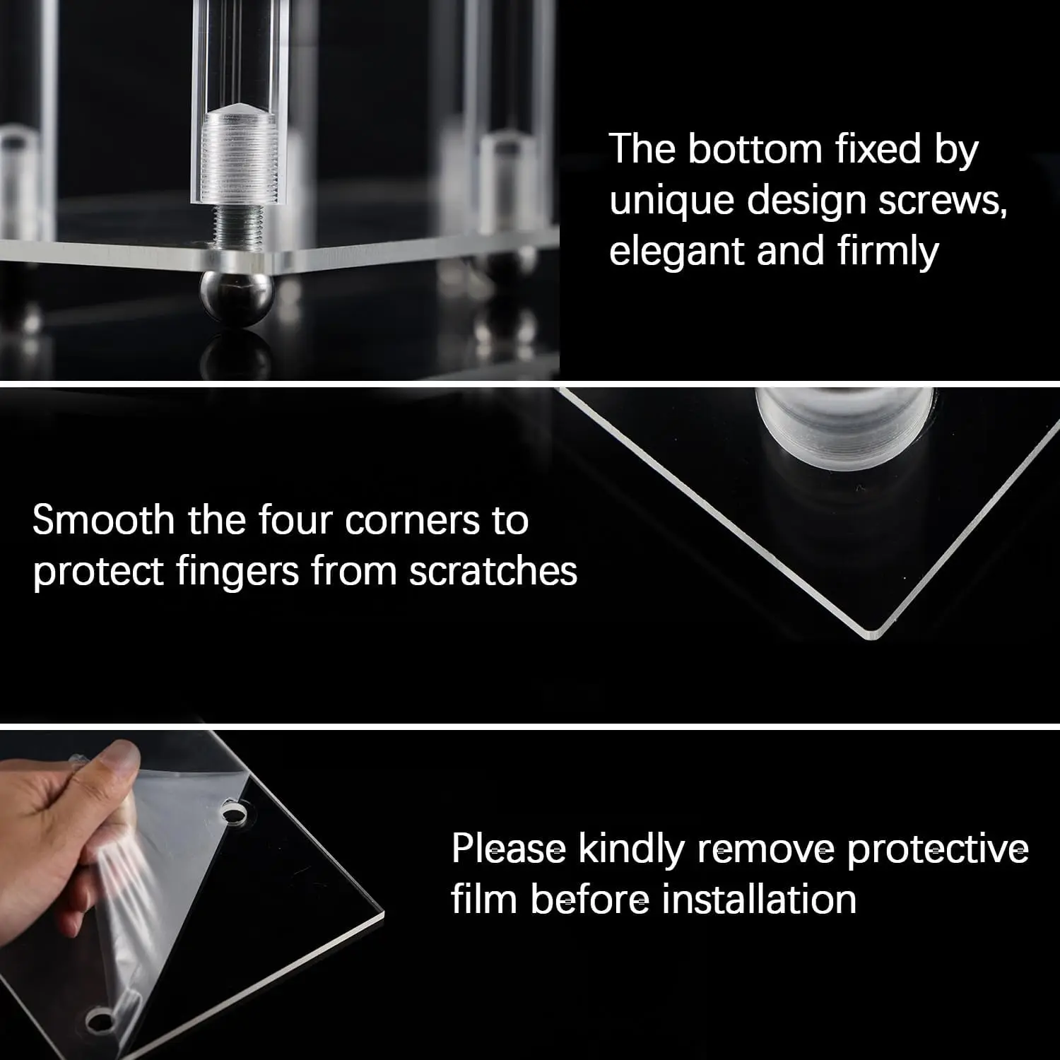 Acrylic Candlestick Clear Candelabra - Image 5