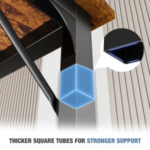 Rectangular High Top Coffee Table Counter - Thumbnail Image 2
