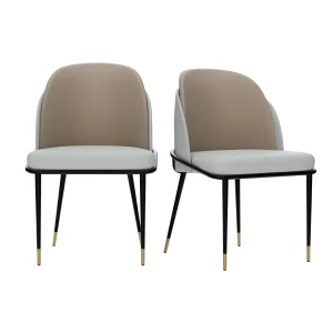 Luxurious Upholstered Dining Room Chairs Set,