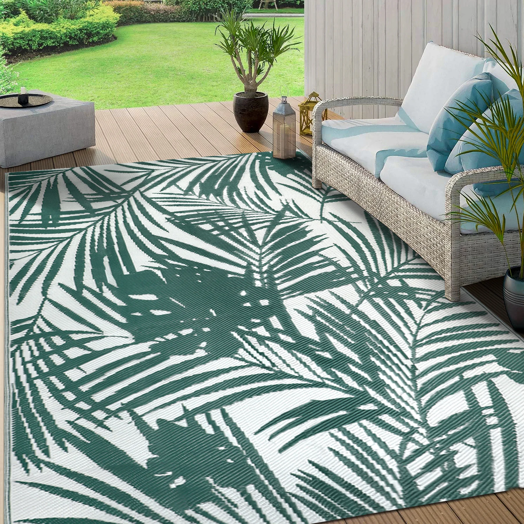 8‘x10' Outdoor  Patio Rug - Image 4