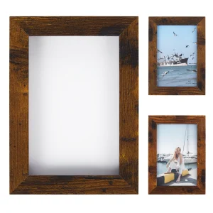 Gallery Collage Photo Frame Set – Black 4x6  Wood Frames