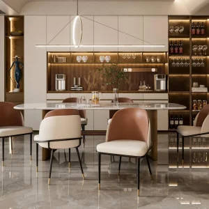 Luxurious Upholstered Dining Room Chairs