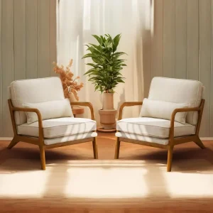 Beige Accent Chairs